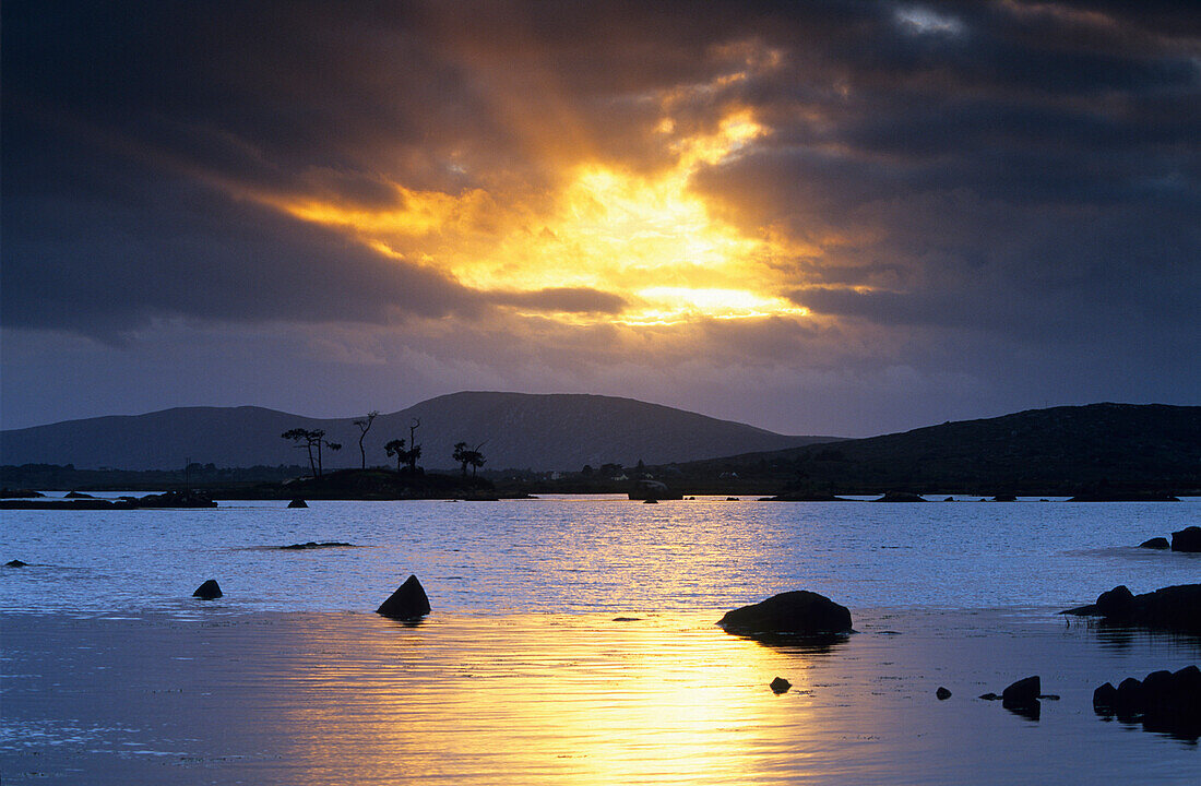 Europa, Großbritannien, Irland, Co. Galway, Connemara, Camus Bay