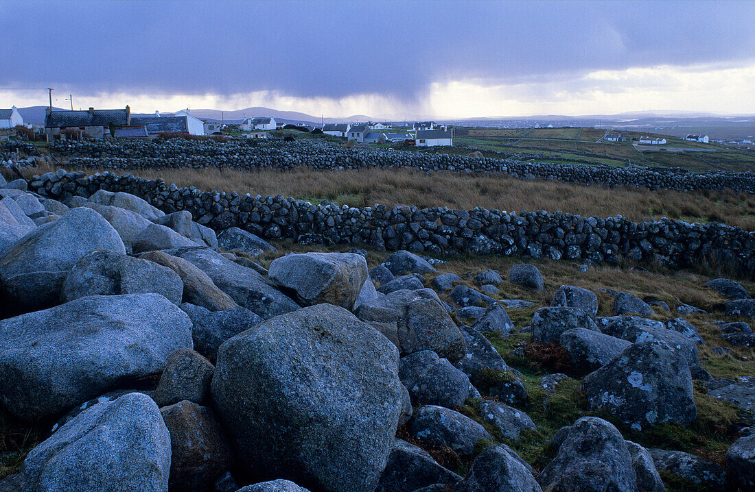 landscape near Derrybeg, County Donegal, Ireland, Europe