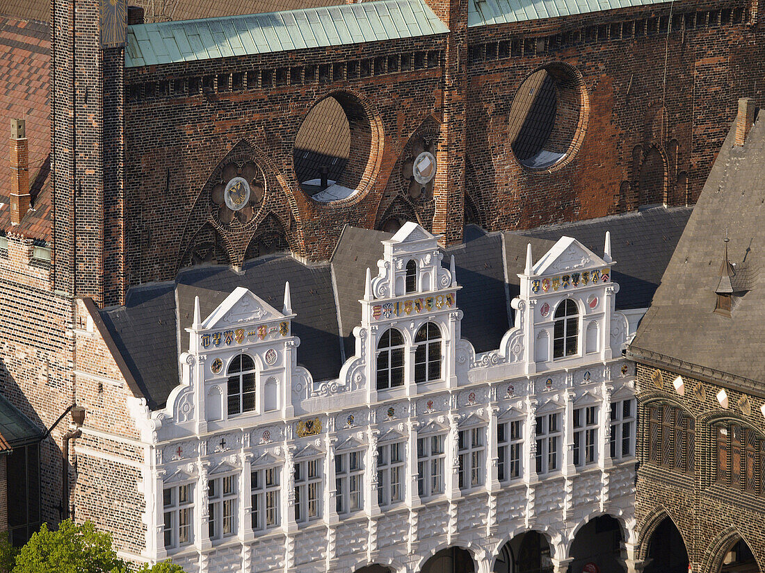 Rathaus, Lübeck, Schleswig Holstein, Deutschland