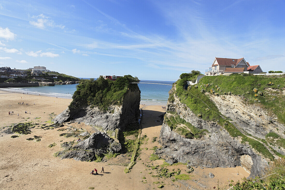 Towan Beach, Newquay, Cornwall, England, United Kingdom