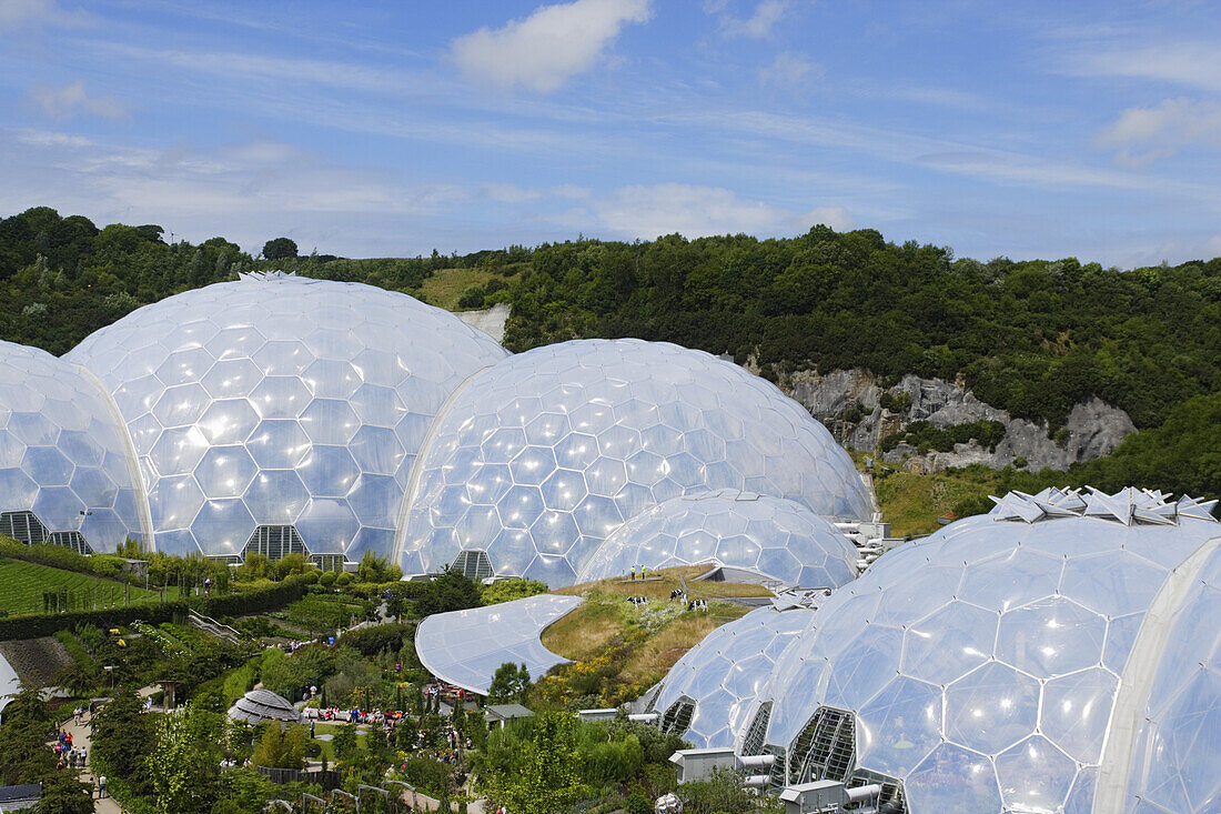 Eden Projekt, Bodelva, Cornwall, England, Großbritannien