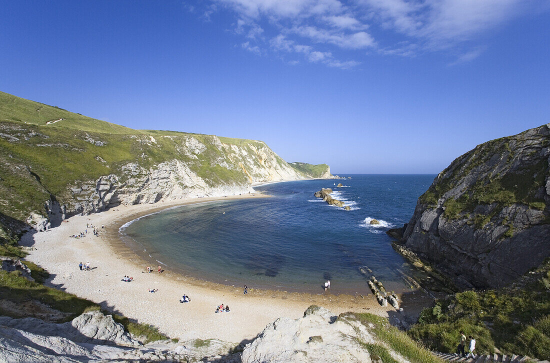 Man of War Bay, Dorset, England, United Kingdom