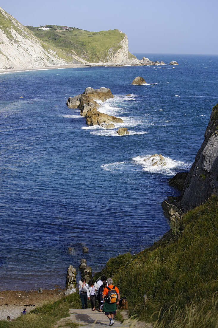 Man of War Bay, Dorset, England, United Kingdom