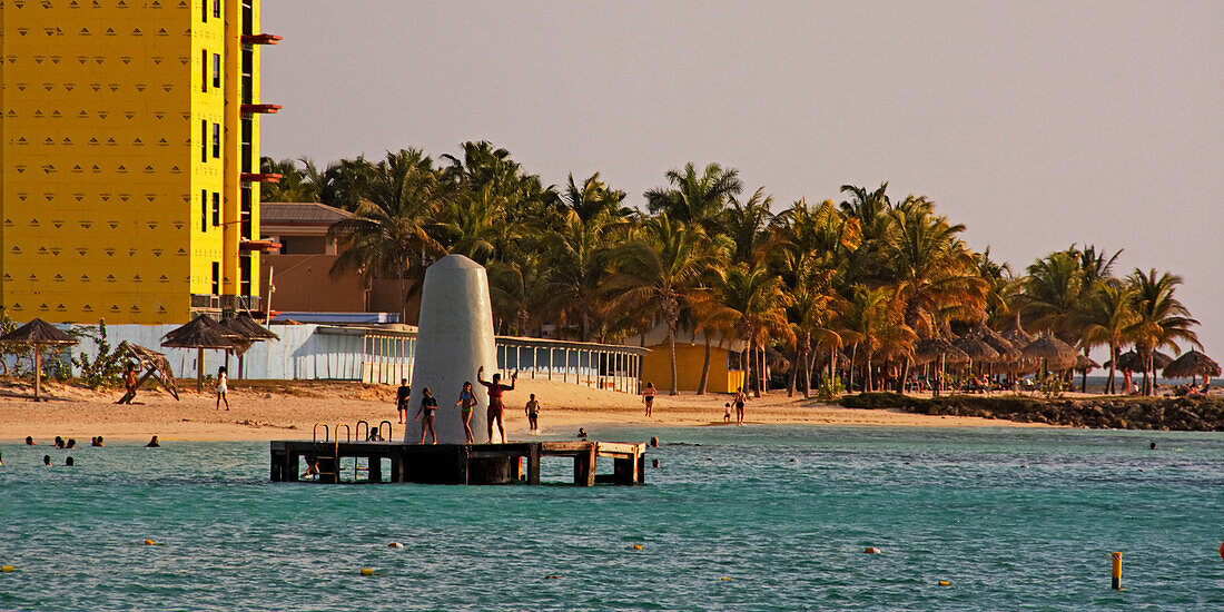 Aruba Palm beach, Strand, Niederländische Antillen