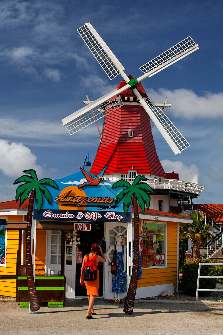 West Indies, Aruba, The Mill, dutch wind mill, De Olde Molen, Souvenir shop