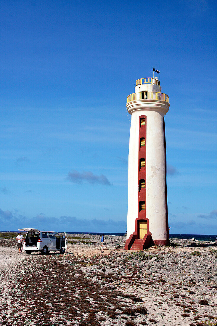 West Indies, Bonaire,Willemstoren  lighthouse in south Bonaire