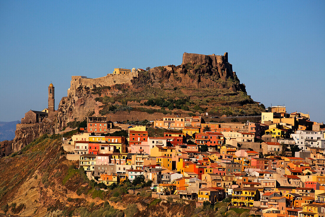 Italy Sardinia  Castelsardo village