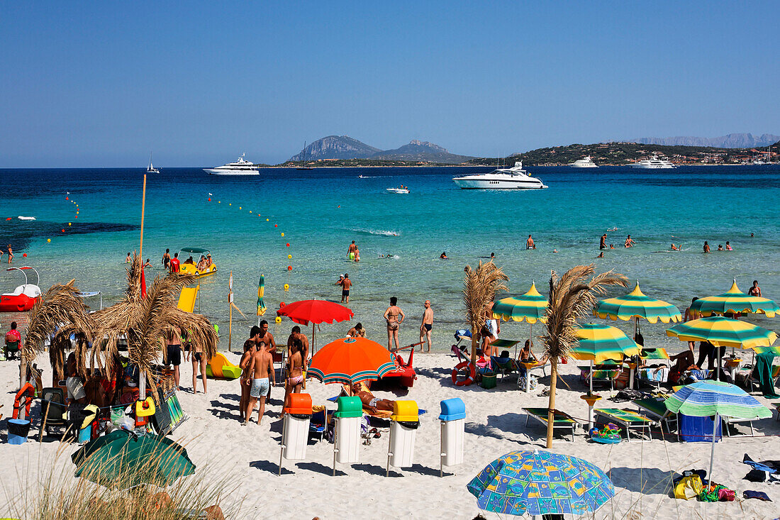 Italy Sardinia Italy Sardinia Costa Smeralda Cala Liscia Ruia beach