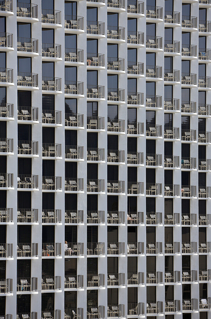 Hotel Tower at Honolulu, Oahu, Pacific Ocean, Hawaii, USA