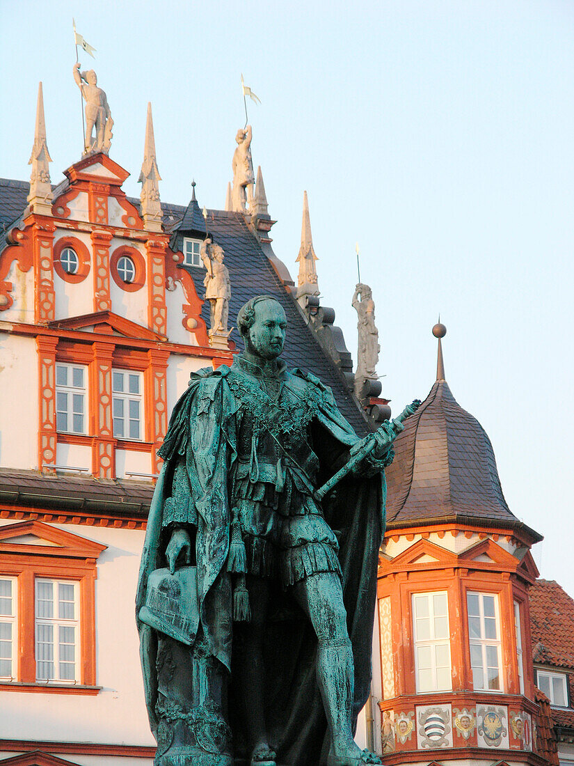 Prince Albert monument, Coburg, Franconia, Bavaria, Germany