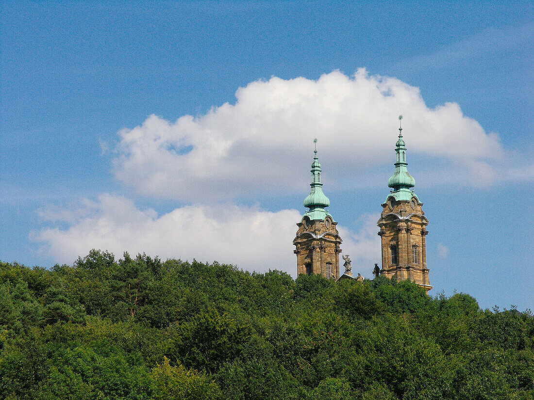 Basilica of the Fourteen Holy Helpers, near Bad Staffelstein, Franconia, Bavaria, Germany