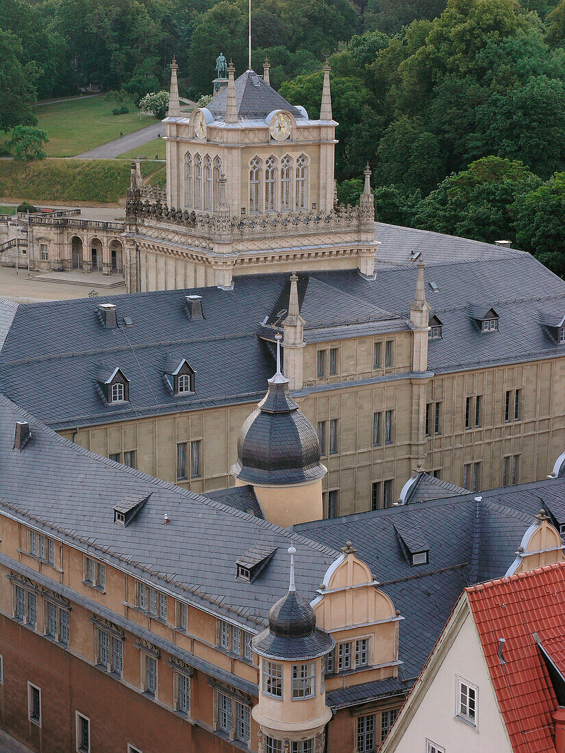 Schloss Ehrenburg, Coburg, Franken, Bayern, Deutschland