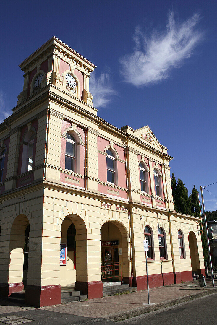 Post office in Queenstown, Tasmania, Australia