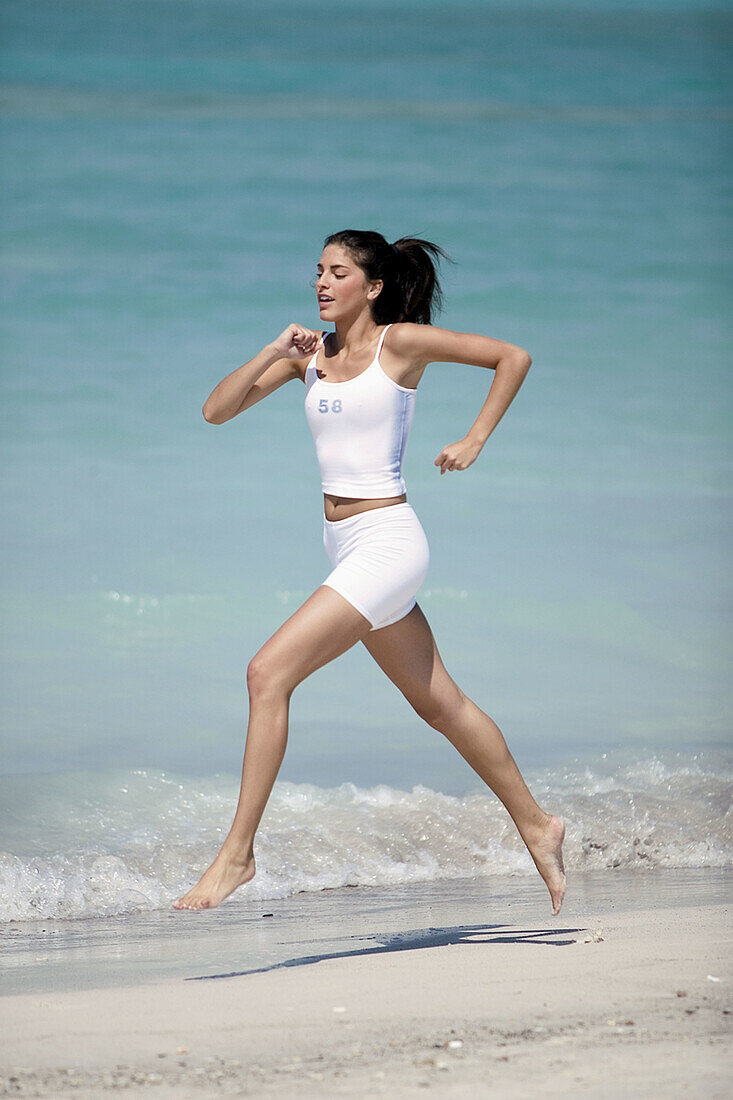 Woman on beach