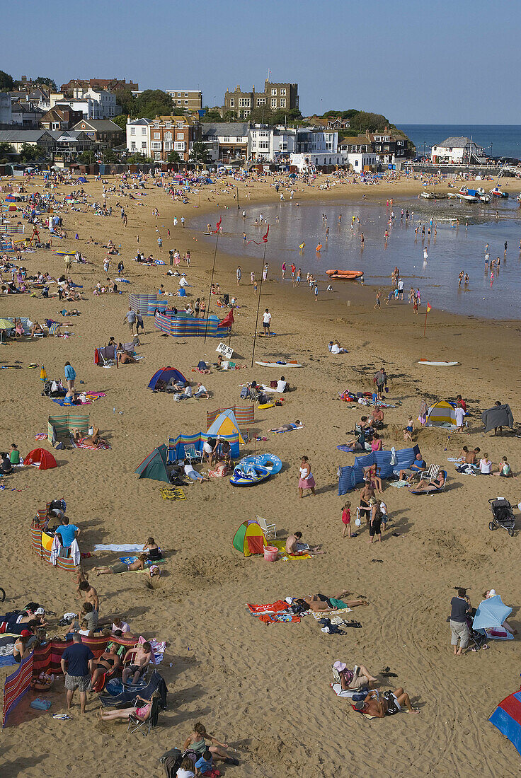 Europe, UK, England, Kent, Broadstairs 2007 beach, Viking Bay