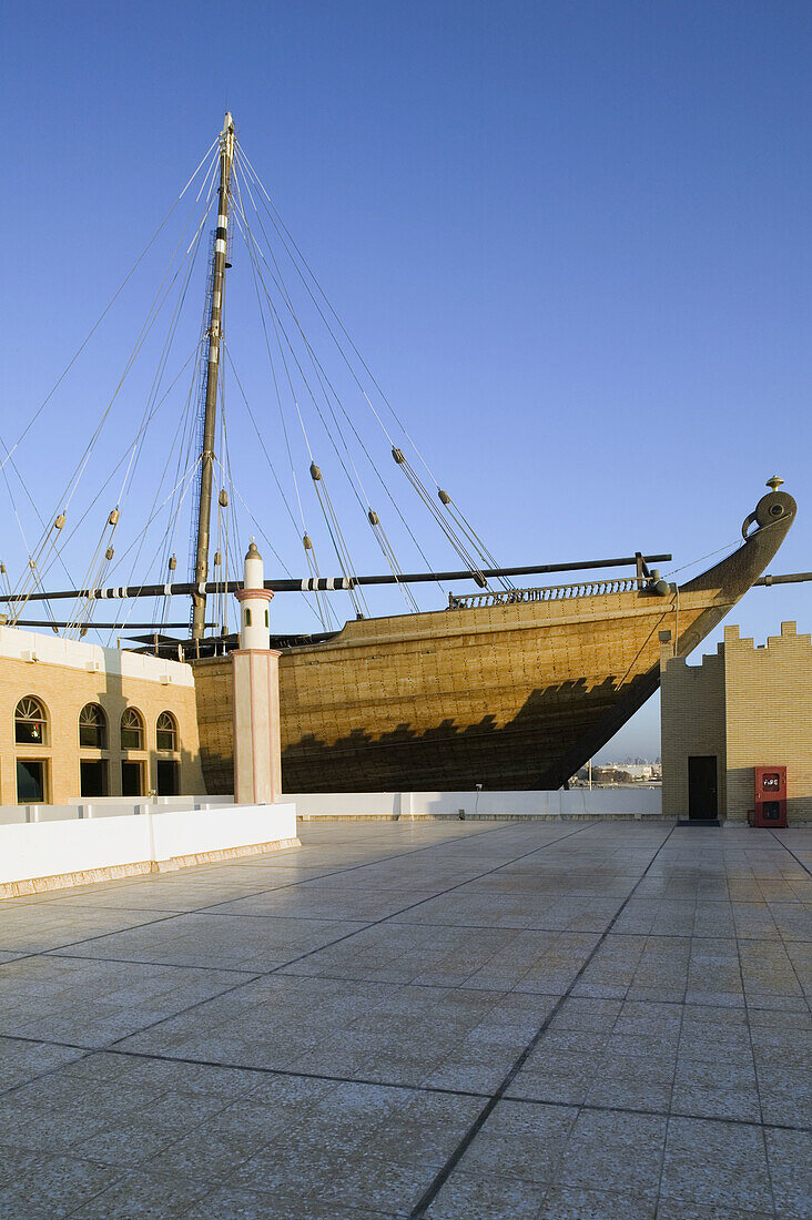 KUWAIT-Kuwait City: Al-Hashemi Marine Museum- Al-Hashemi II - World's Largest Wooden  Boat (b.1998)