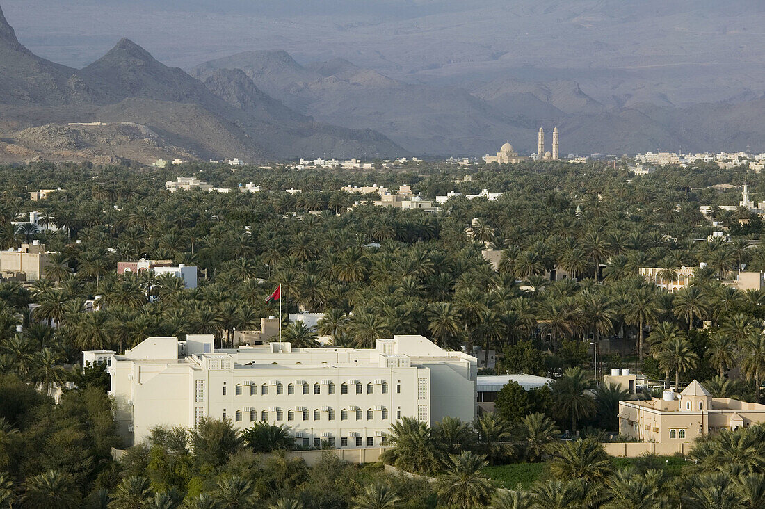 OMAN-Western Hajar Mountains-Bahla: Bahla Town Government Building