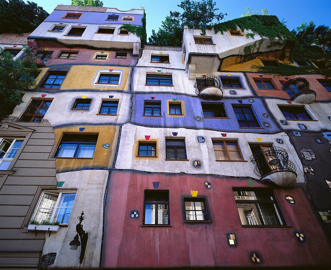 Hundertwasser House, Vienna. Austria