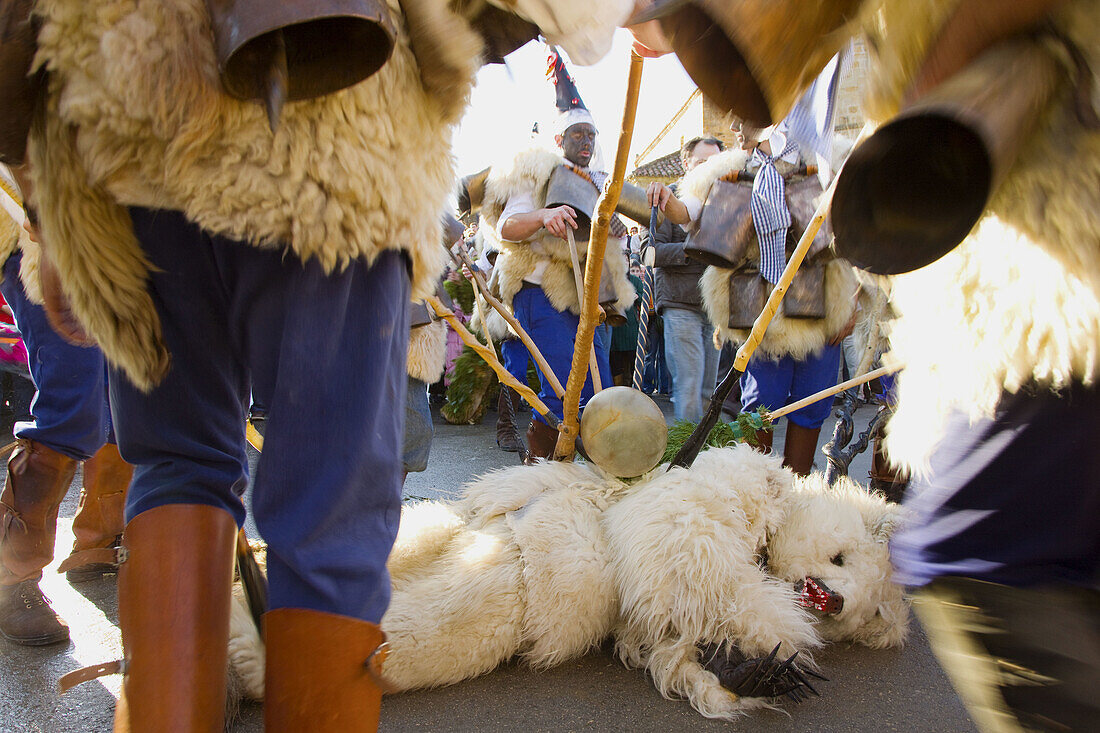 La Vijanera', carnival. Silió. Cantabria. Spain