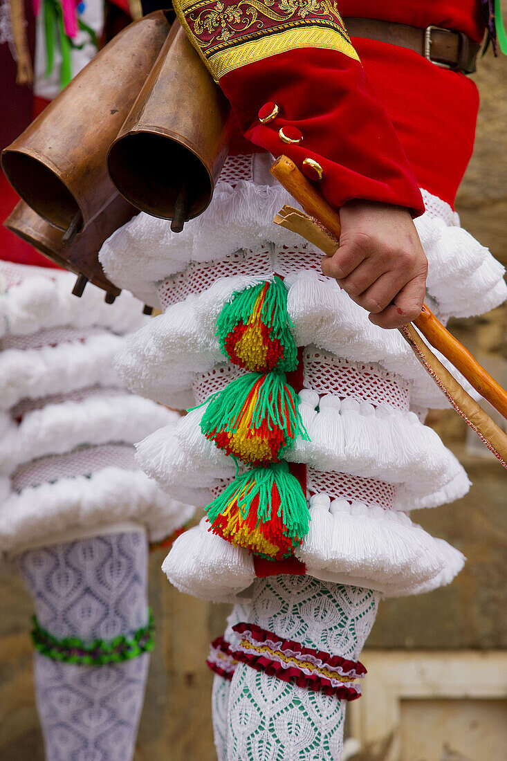 Peliqueiros', carnival. Laza. Orense province. Spain