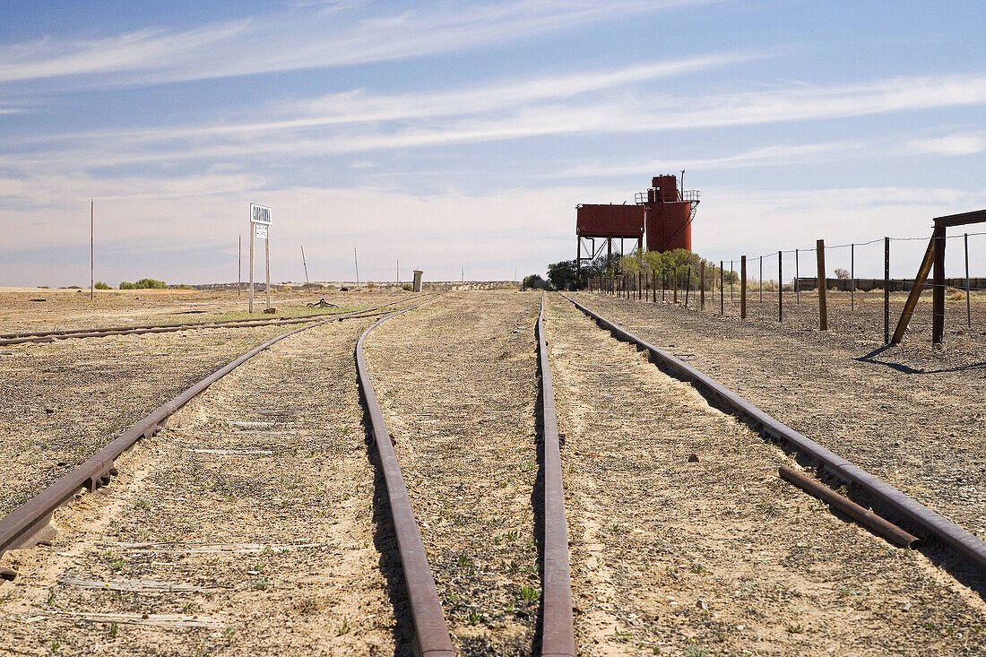 Curdimurka Railway Siding Old Ghan Railway, Oodnadatta Track, Outback, South Australia, Australia