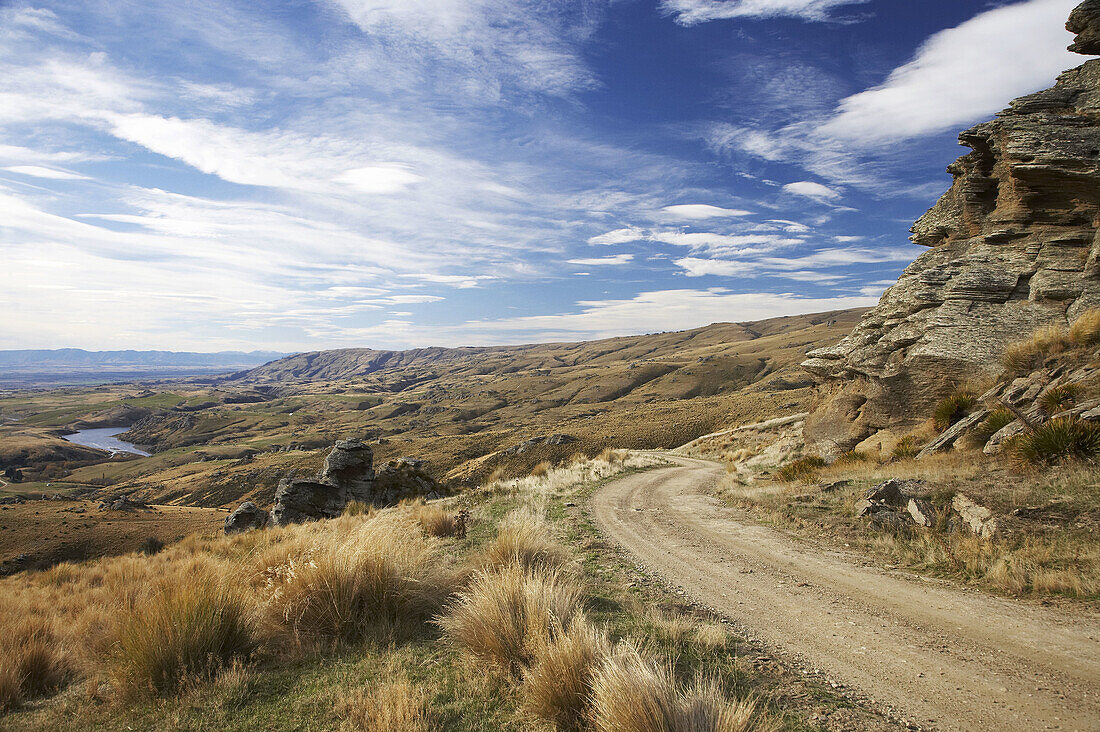 Old Dunstan Trail, Central Otago, South Island, New Zealand