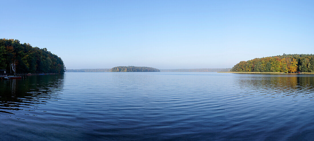 Lake Stechlinsee near Neuglobsow, Brandenburg (state), Germany