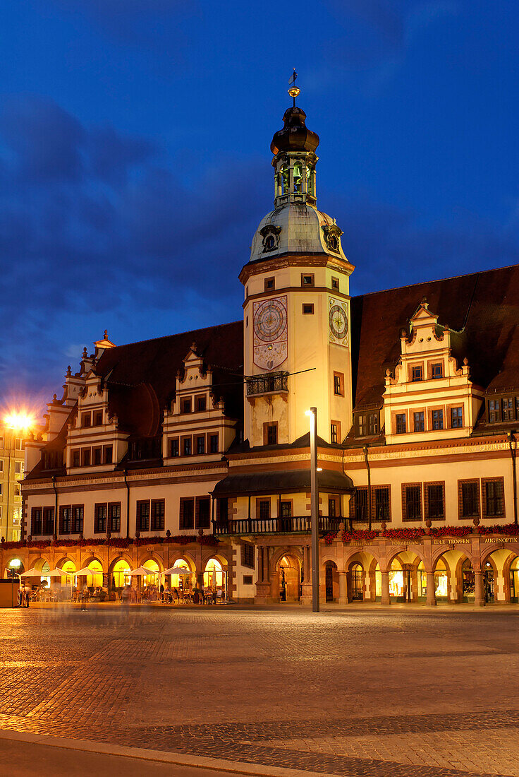 Altes Rathaus, Markt, Leipzig, Sachsen, Deutschland