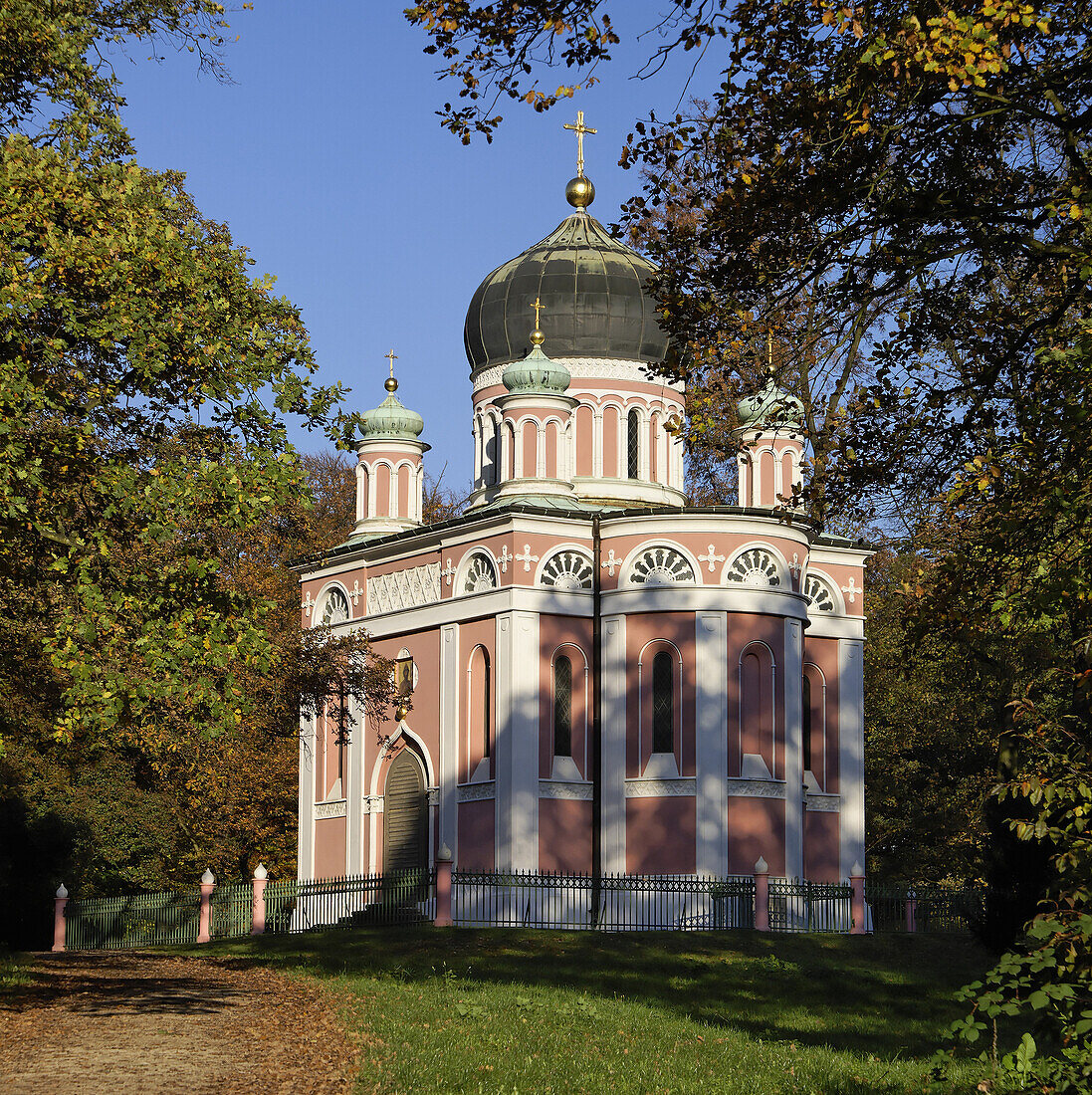 Alexander Newski Memorial Church, Potsdam, Land Brandenburg, Germany
