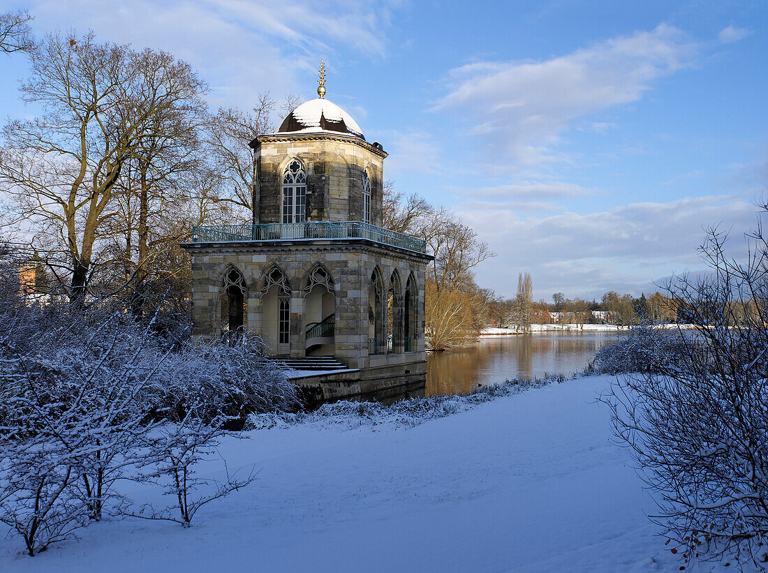 Gotische Bibliothek, Neuer Garten, Potsdam, Land Brandenburg, Deutschland