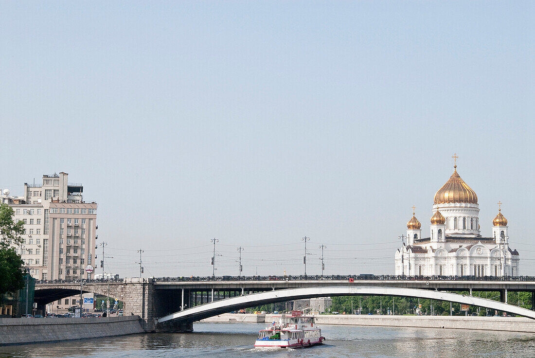 Christ Erlöser Kathedrale, gehört zu den höchsten orthodoxen Sakralbauten weltweit, Moskau, Russland