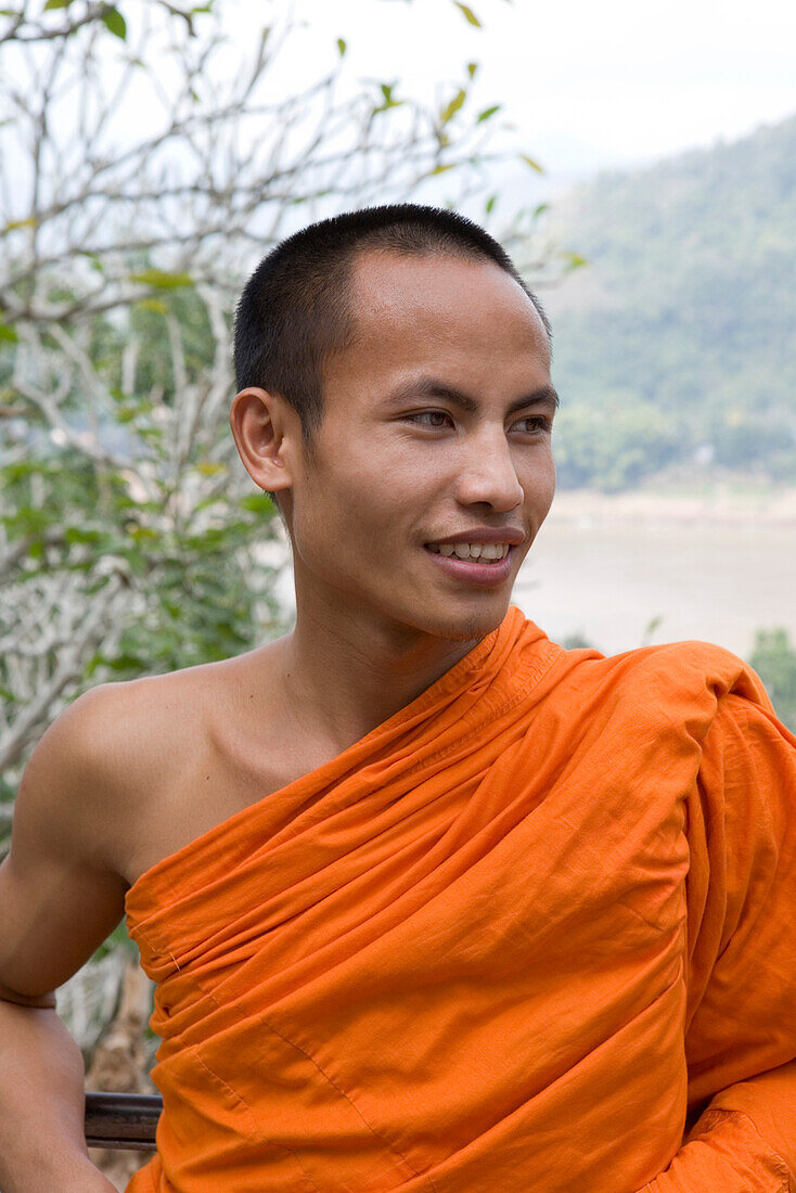 Junger buddhistischer Mönch, Luang Prabang, Laos