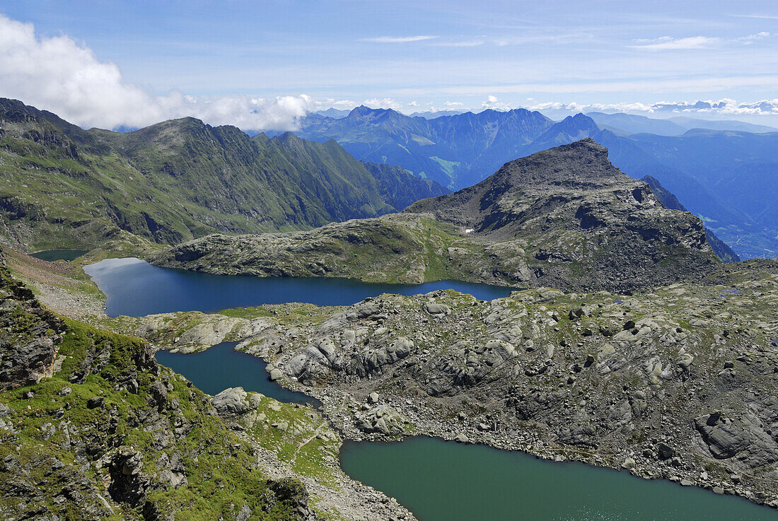 Spronser Lake District, Texel range, Oetztal range, South Tyrol, Italy