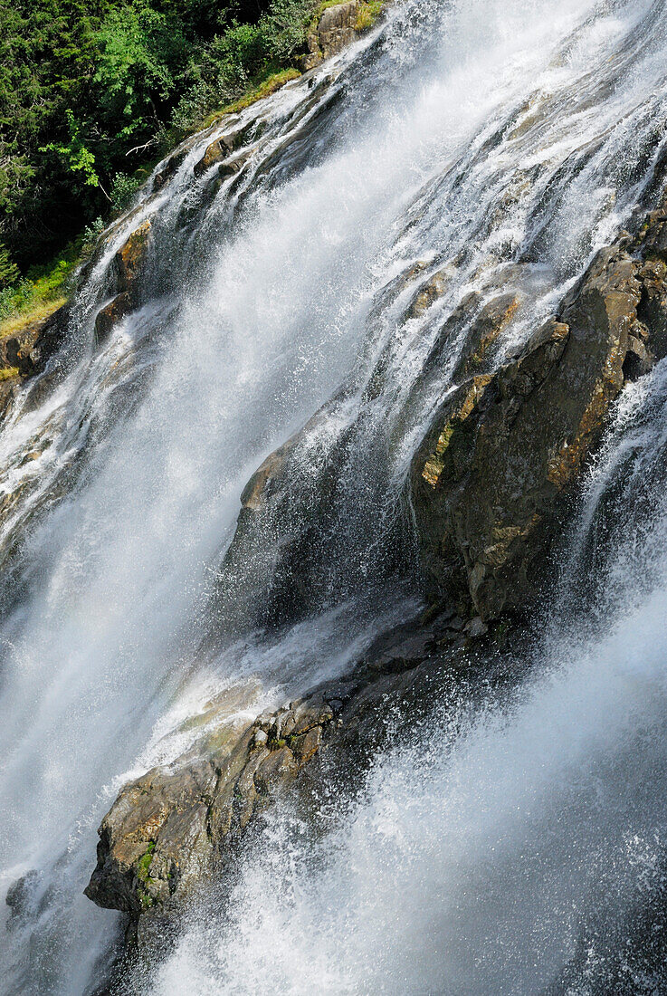 Grawa Wasserfall, Grawafall, Stubaier Alpen, Stubai, Tirol, Österreich