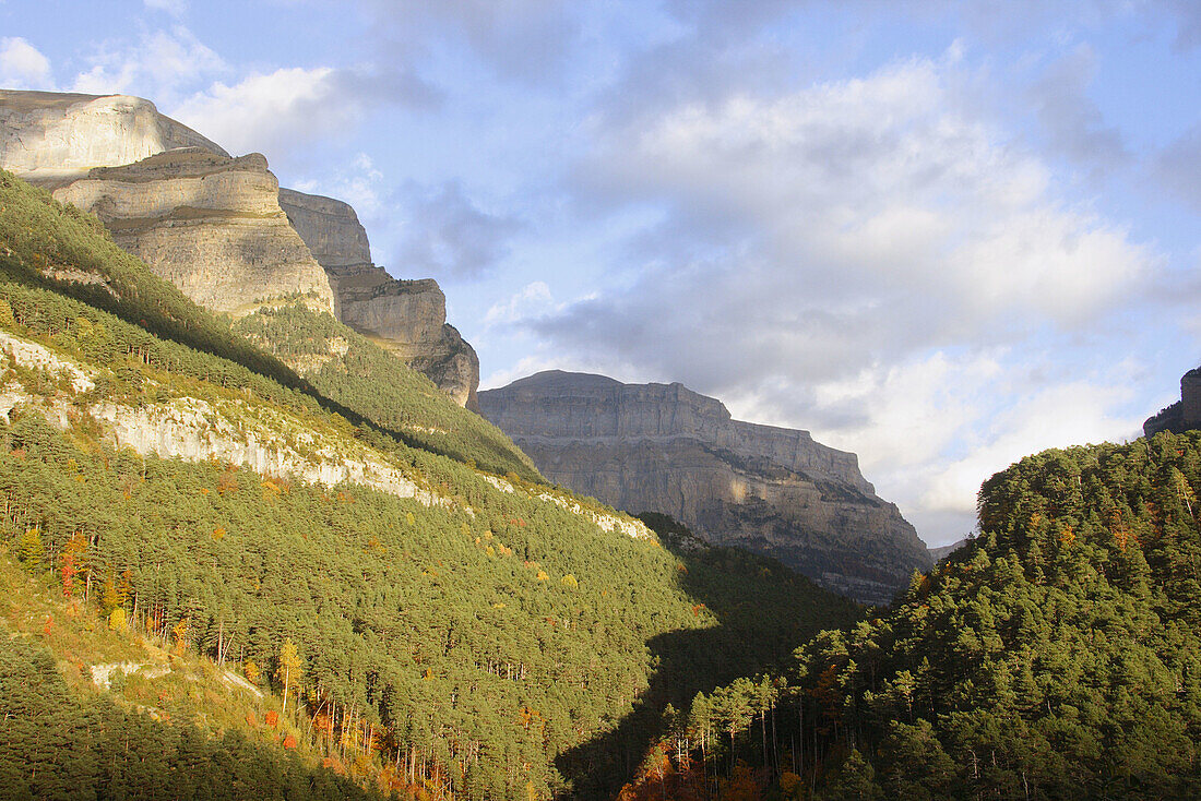 Landscape. Ordesa National Park. Huesca province. Aragon, Spain