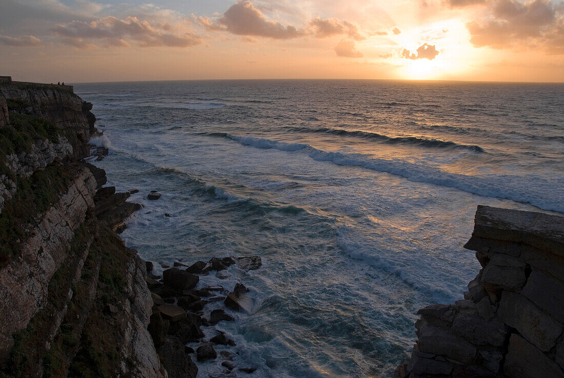 Coastal Landscape near Praia Grande, Azenhas do Mar, Costa de Lisboa, Lisbon District, Estremadura, Portugal