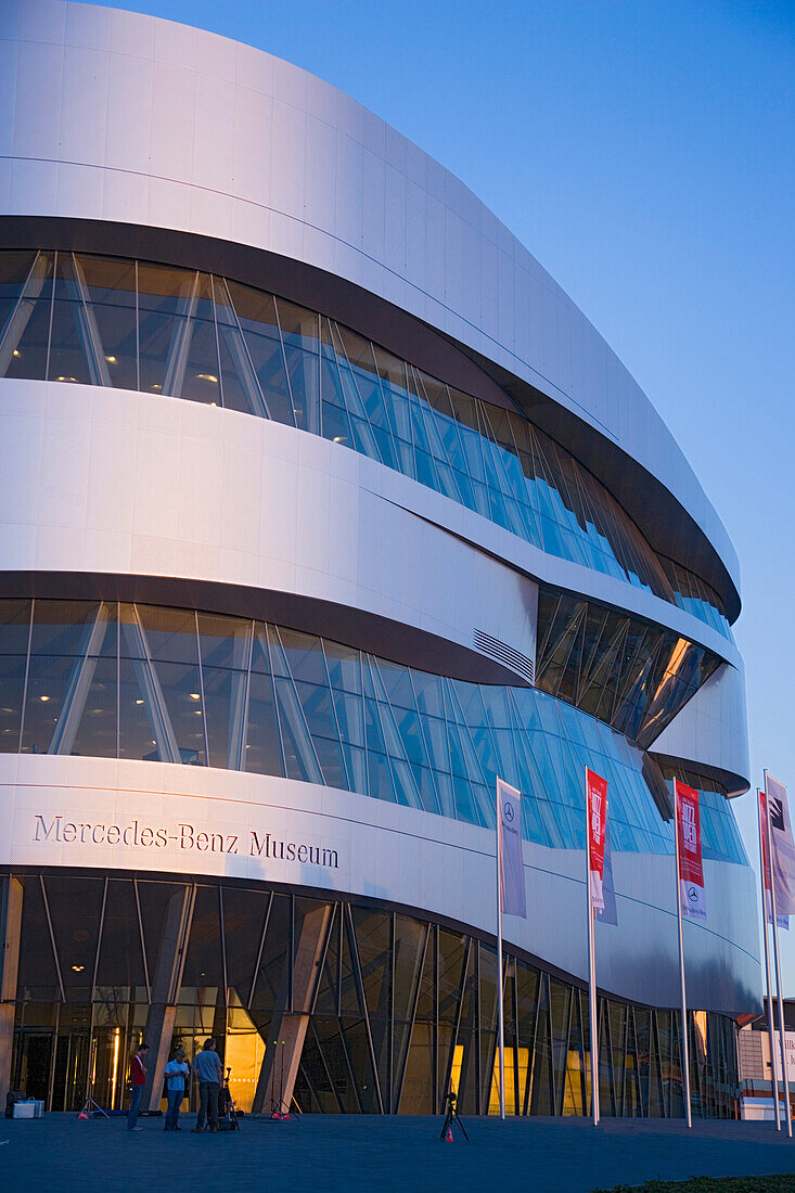 Mercedes-Benz Museum, Bad Cannstatt, Stuttgart, Baden-Wurttemberg, Germany