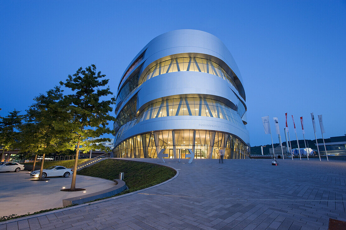 Mercedes-Benz Museum, Bad Cannstatt, Stuttgart, Baden-Wurttemberg, Germany