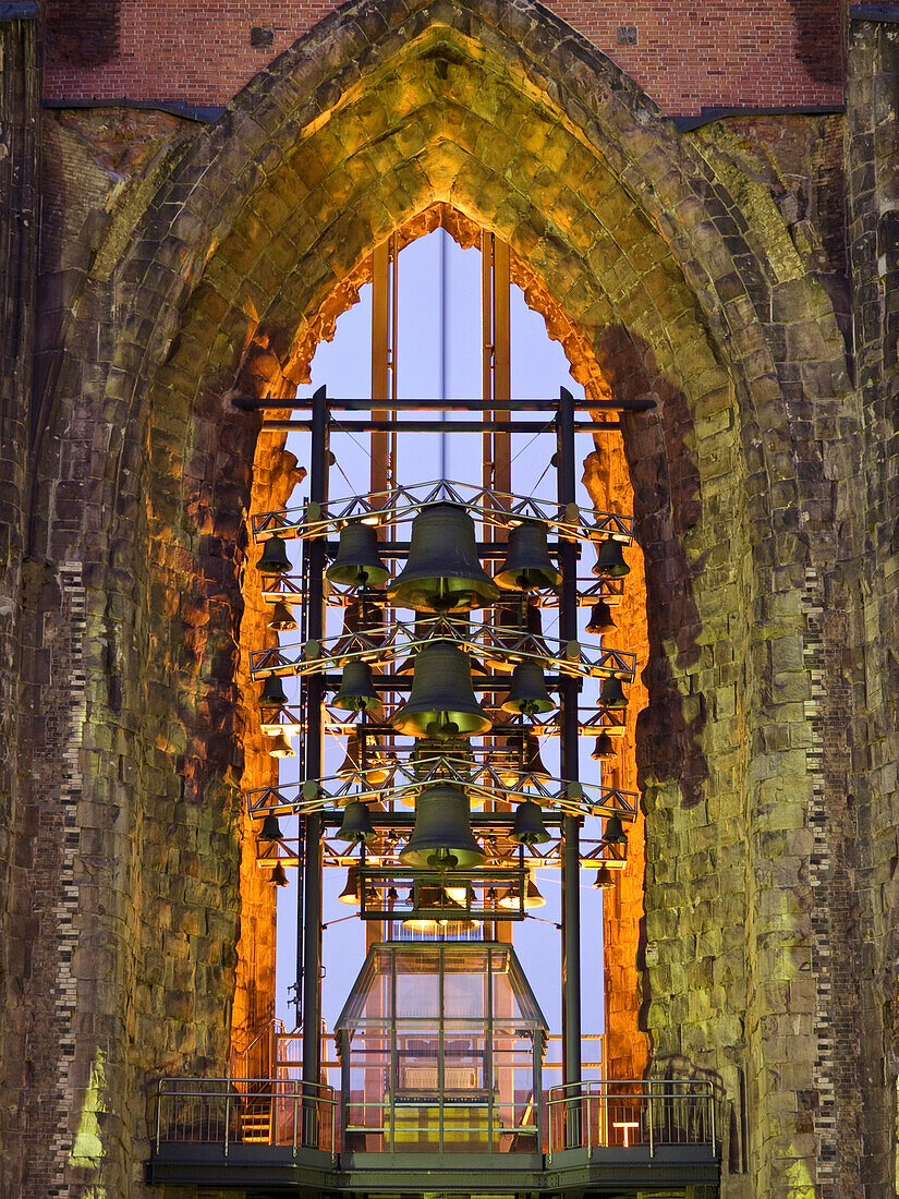 Ruin of Church Saint Nikolai, Hanseatic City of Hamburg, Germany