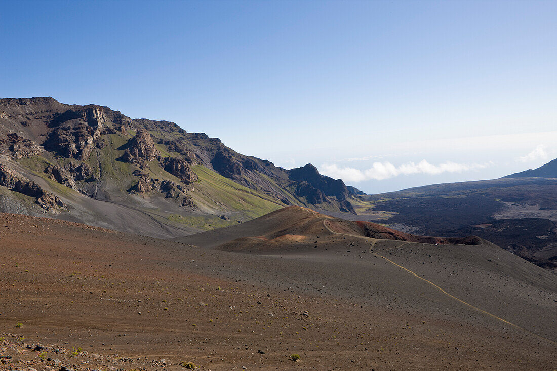 Crater of Haleakala Volcano, Maui, Hawaii, USA