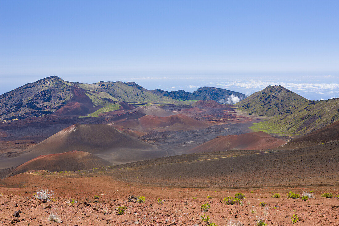 Crater of Haleakala Volcano, Maui, Hawaii, USA