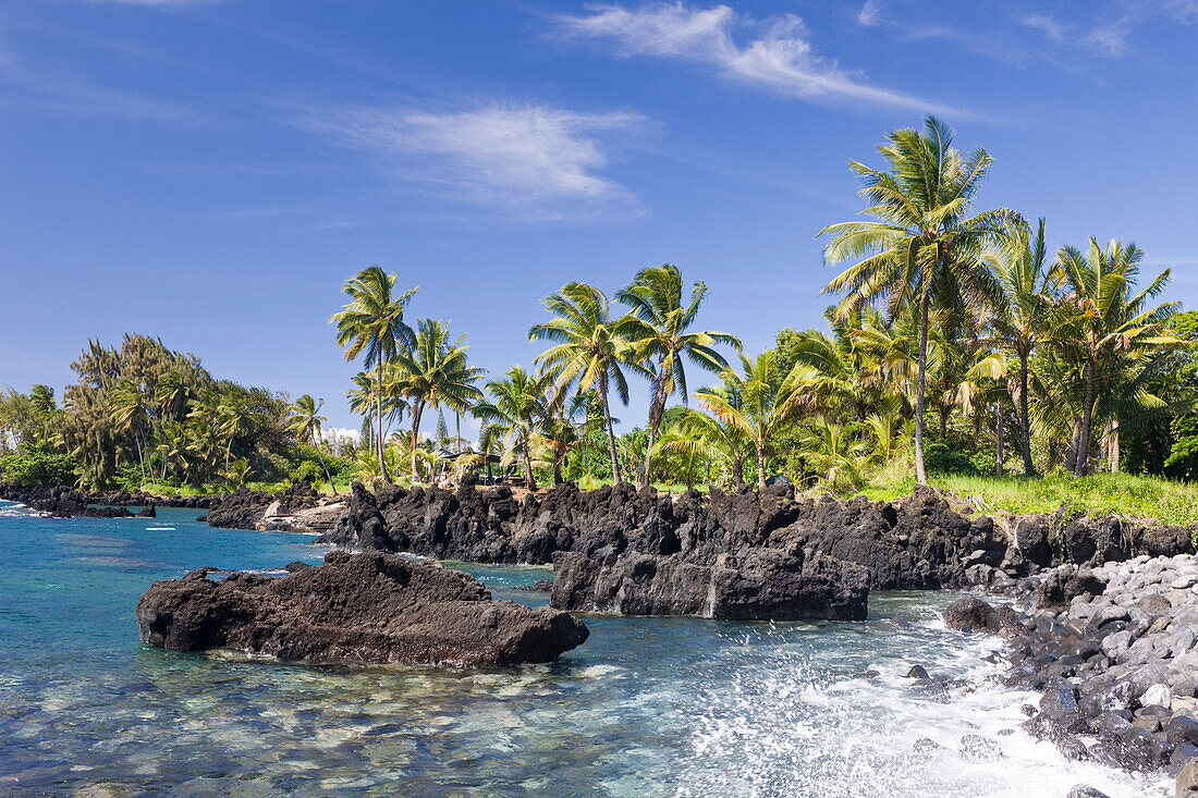 Keanae Point an der Strasse nach Hana, Maui, Hawaii, USA