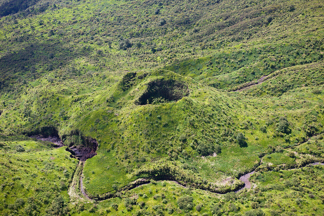 Vulkankegel unterhalb des Haleakala Vulkankrater, Maui, Hawaii, USA