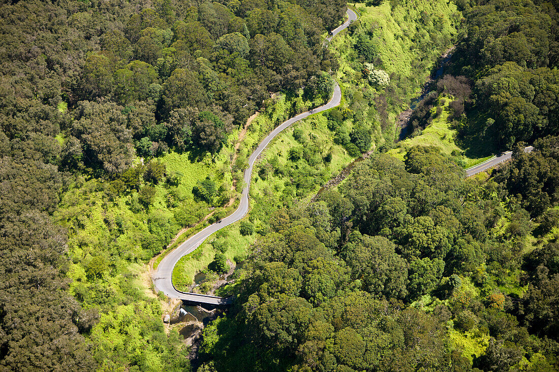 Strasse nach Hana, Maui, Hawaii, USA