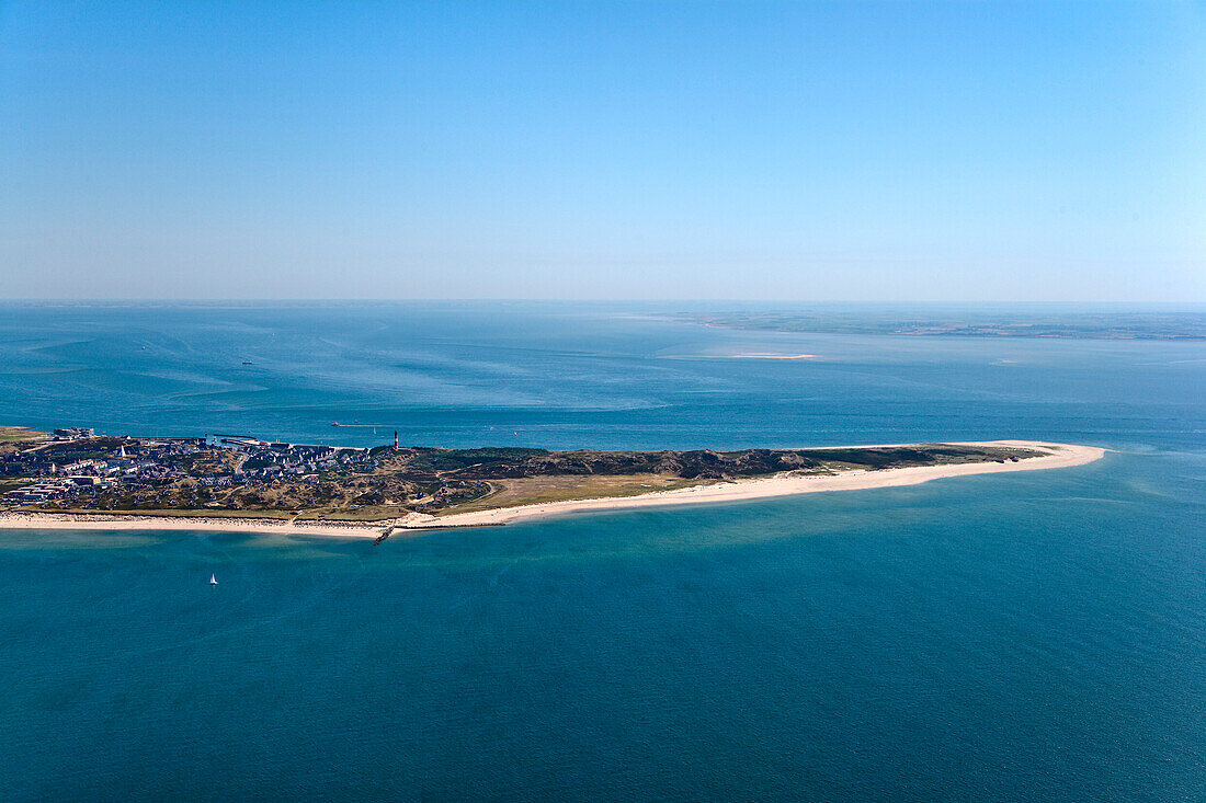 Luftaufnahme, Odde, Hörnum, Sylt, Nordfriesland, Schleswig-Holstein, Deutschland