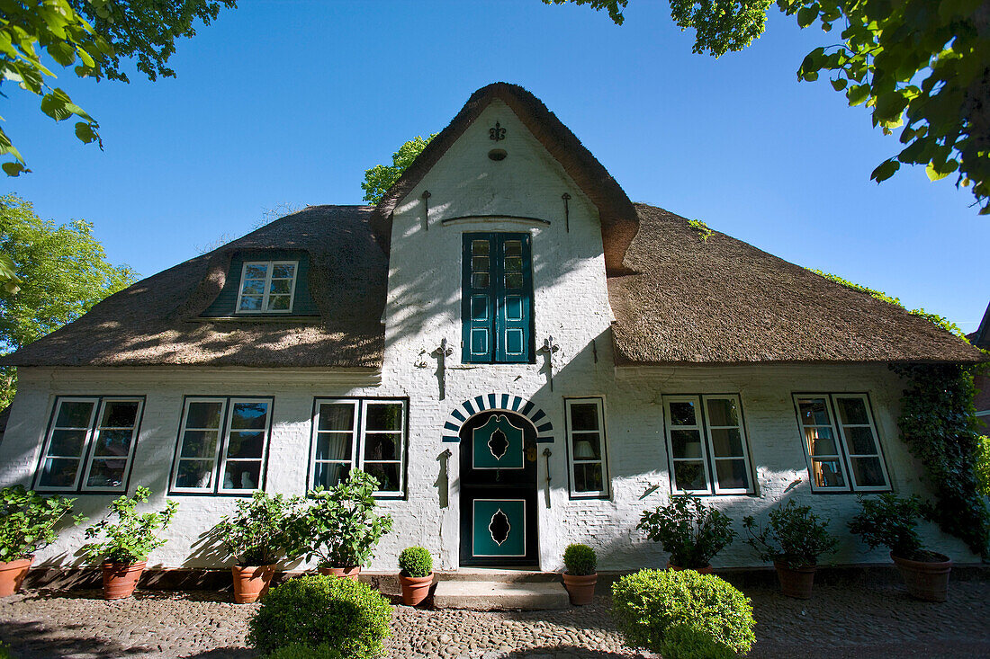 Friesenhaus, Niblum, Föhr, Nordfriesland, Schleswig-Holstein, Deutschland