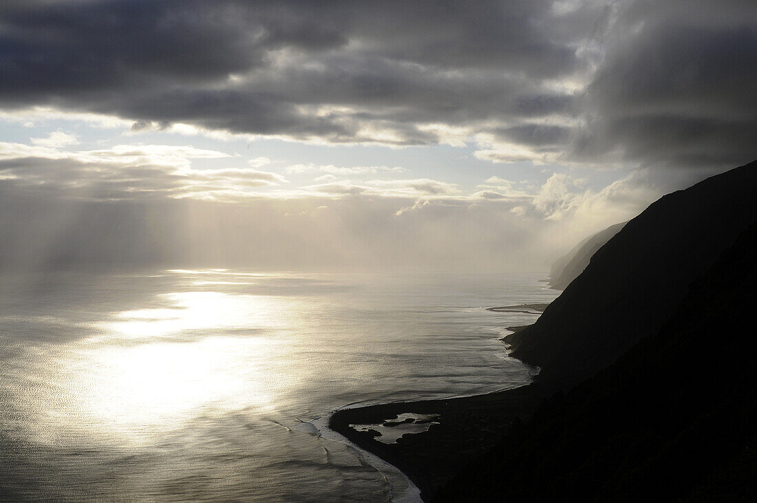 Faja dos Cubres, North coast, Sao Jorge Island, Azores, Portugal