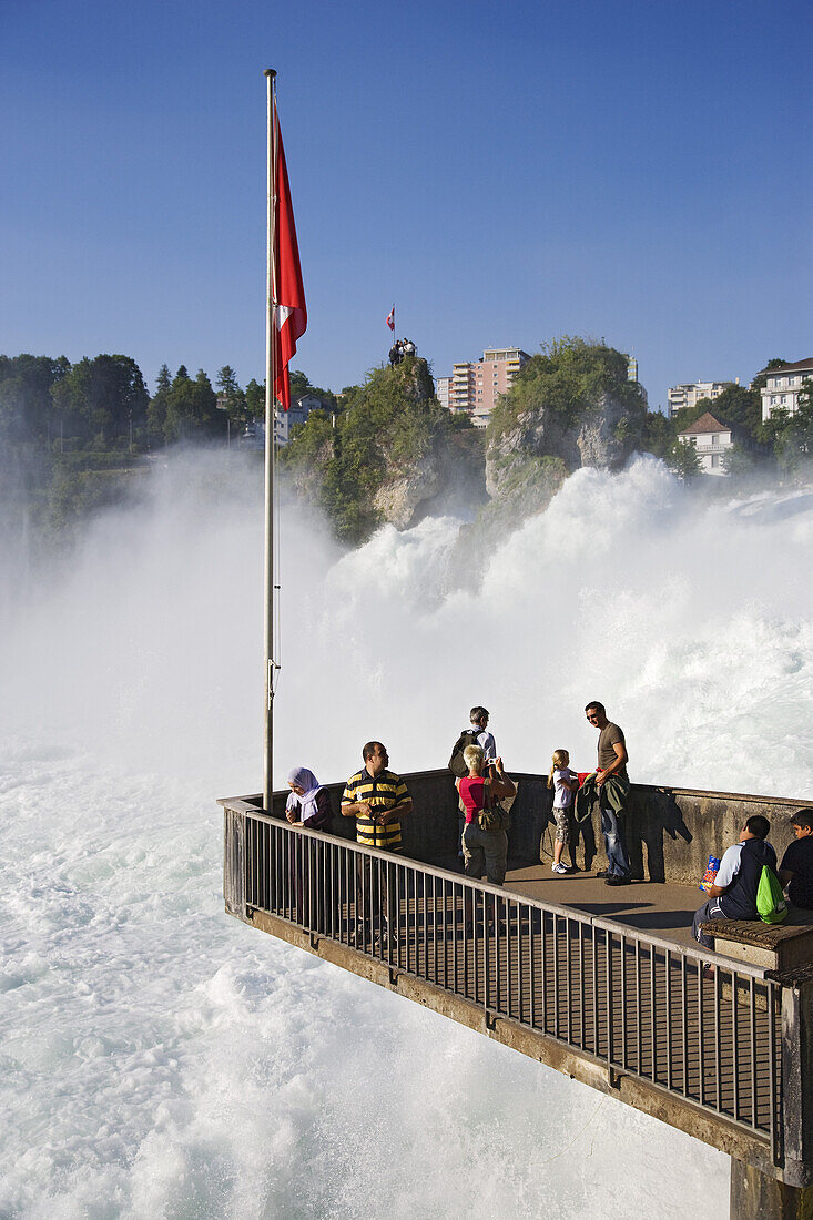 Rhine Falls (Europe's largest waterfall), Schaffhausen, Canton of Schaffhausen, Switzerland