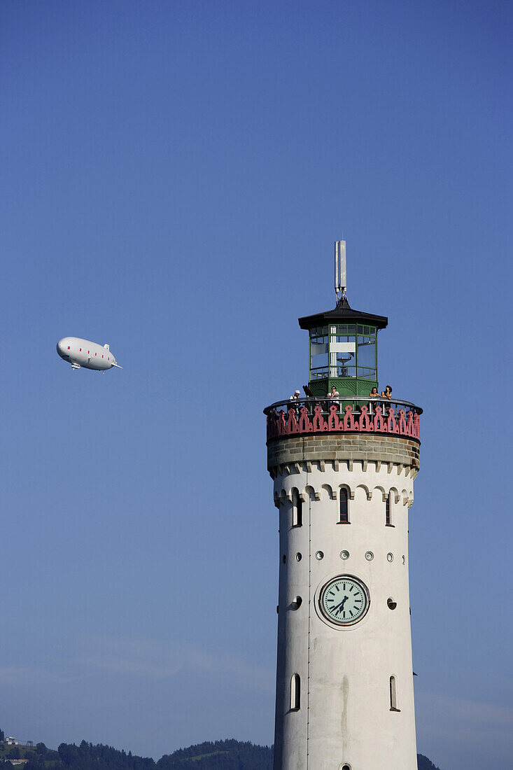 Neuer Lindauer Leuchtturm, Lindau, Bayern, Deutschland