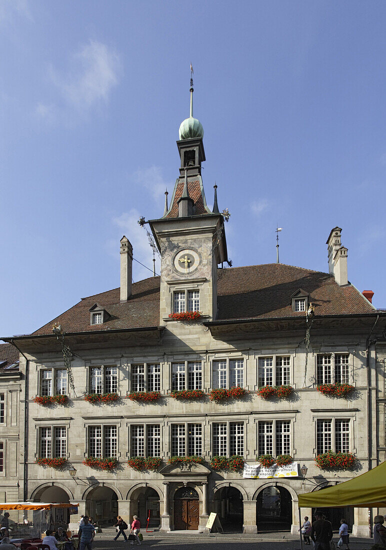 Rathaus, Lausanne, Kanton Waadt, Schweiz